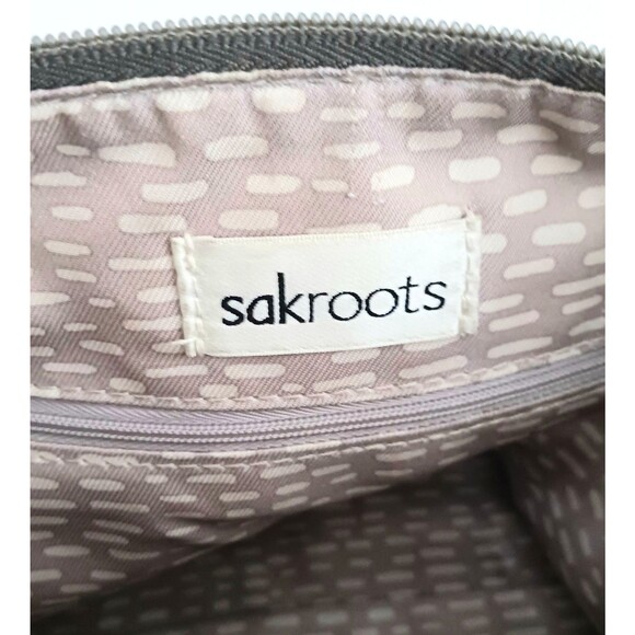 Sakroots Crossbody Artist Circle Printed Nylon Adj Web Strap Lightweight - Picture 8 of 11